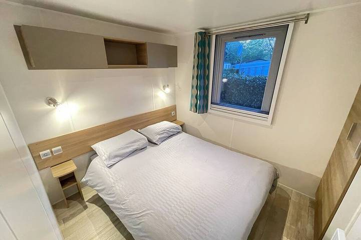 Mobile home 6/8 pers - Camping 4★ La Réserve Gastes, direct access lake & pool in Gastes, Côte d’Argent