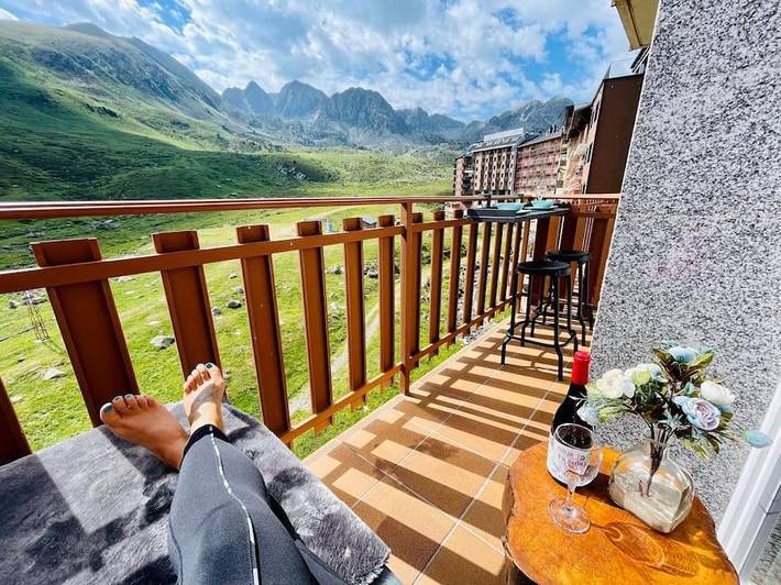 Location de vacances pour 3 personnes, avec Balcon et Terrasse à Pas de la Case