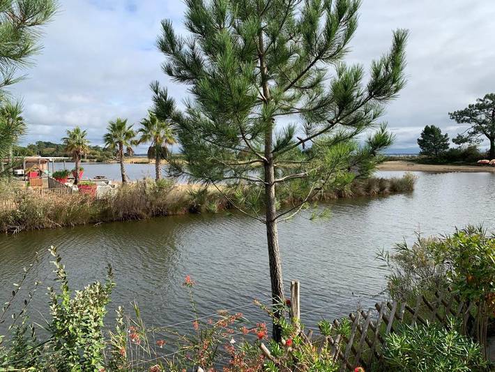 Camping for 7 people, with pool and garden as well as view and lake view in Cap Ferret