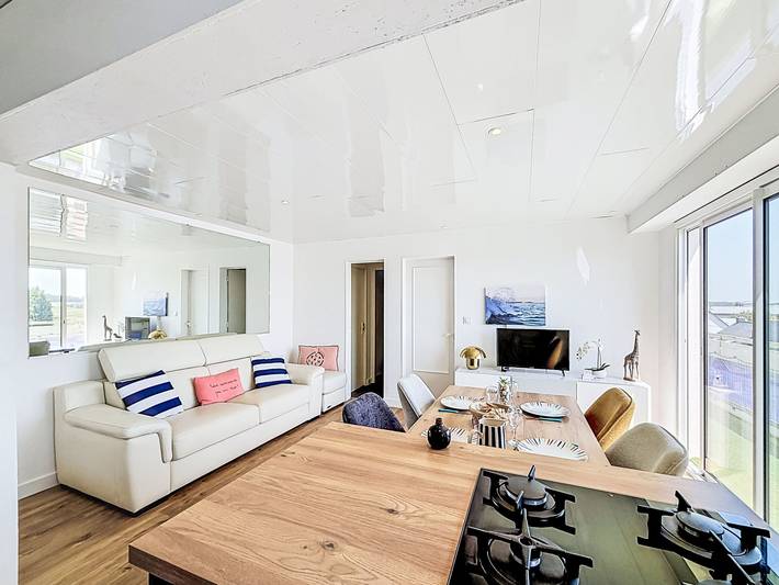 Gîte pour 4 personnes, avec Balcon et Jardin dans Havre de Rothéneuf
