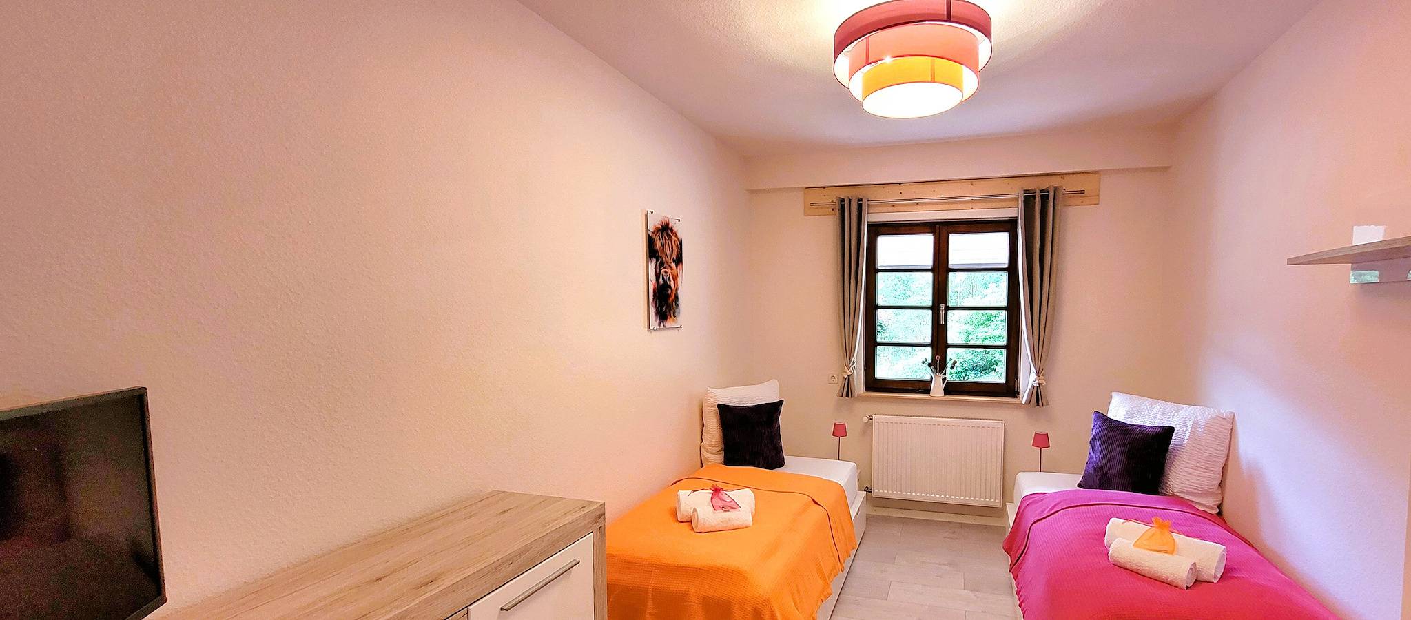 Ganze Wohnung, Ferienwohnung 'Höflehube' mit Bergblick, Balkon und Wi-Fi in Oppenau, Mittlerer Schwarzwald