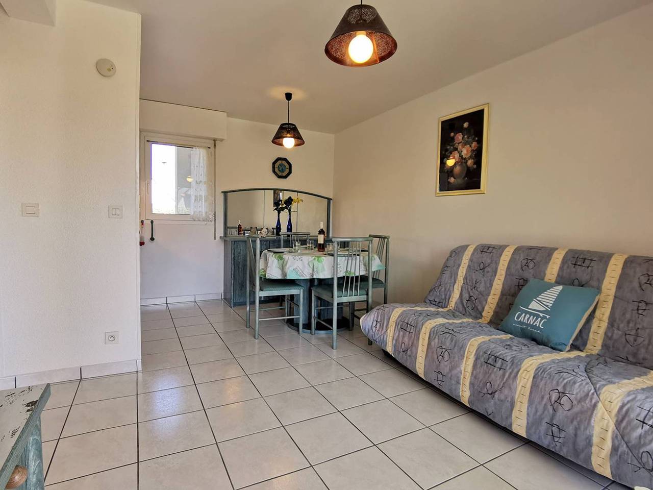 Appartement entier, Carnac - Appartement 2 pièces avec terrasse, piscine et parking privé, à 400m de la plage. in Carnac, Côte des Mégalithes