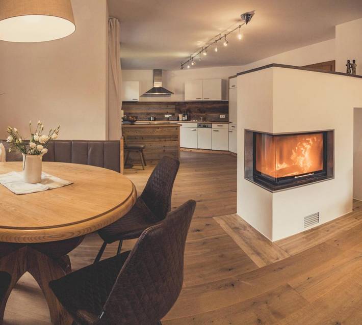 Ferienwohnung für 10 Personen, mit Terrasse und Ausblick sowie Sauna