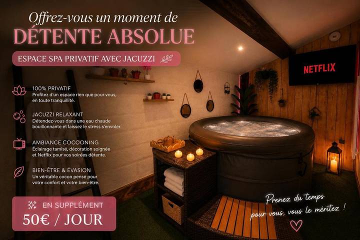 Gîte pour 4 personnes, avec Jacuzzi et Terrasse à Dampmart - 3