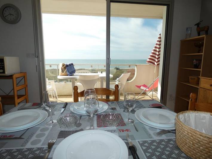 Appartement de vacances pour 6 personnes, avec balcon