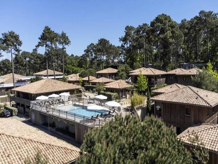 Appartement de vacances pour 2 personnes, avec piscine ainsi que terrasse et sauna, animaux acceptés à Lège-Cap-Ferret