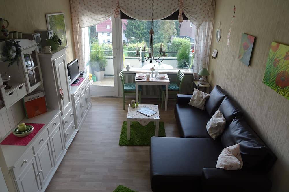 Ganze Wohnung, Niedliche Ferienwohnung mit Schwimmbad und Sauna in Bad Lauterberg, Harzvorland