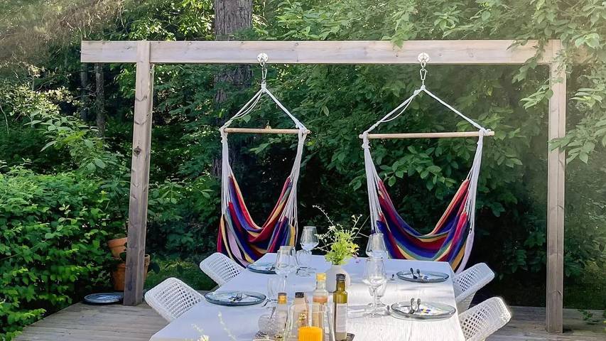 Ferienhaus für 6 Personen, mit Garten