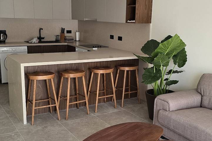 Holiday rental for 4 people, with balcony and pool as well as garden in Kato Paphos