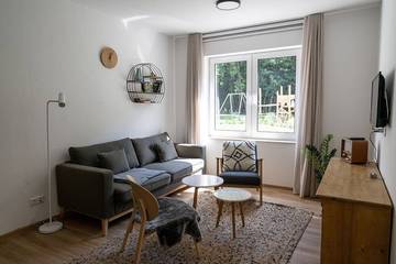 Ferienwohnung für 6 Personen, mit Terrasse und Garten, mit Haustier in Falkenstein/Harz