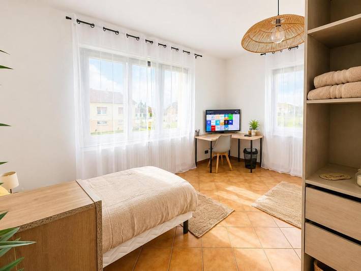 Gîte pour 2 personnes, avec Terrasse et Jardin à Basse-Ham - 2