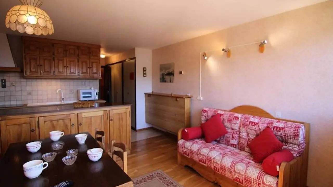 Apartamento vacacional entero, Ferienwohnung für 6 Personen (38 m²) in Hauteluce in Les Saisies, Albertville region