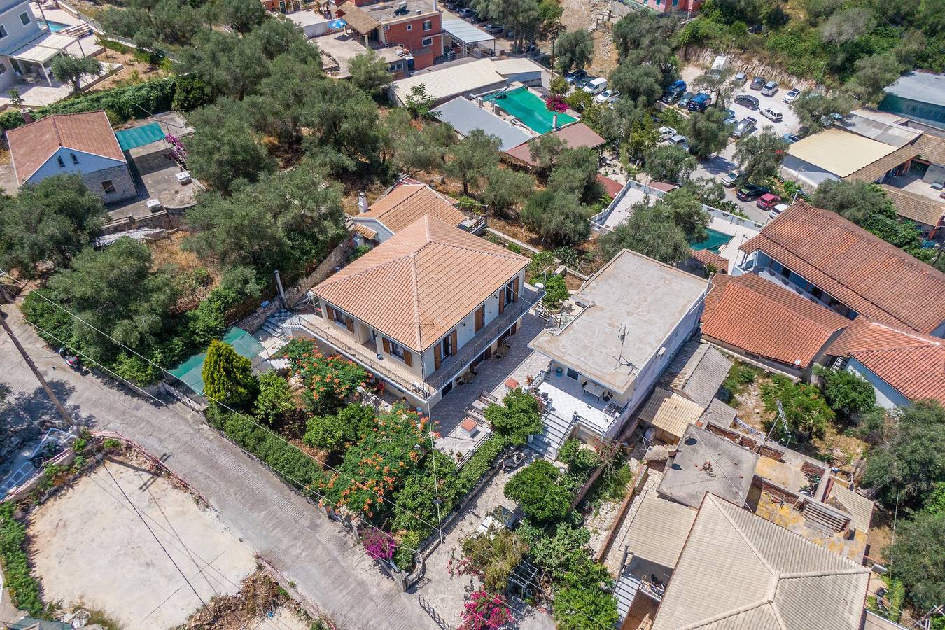 Apartamento entero, Apartamento «Captain Spiros Casa Bella Trio» con vistas a la montaña y Wi-Fi in Gaios, Paxoí