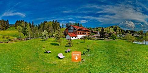 Hütte für 6 Personen, mit Ausblick und Garten sowie Sauna in Oberstaufen