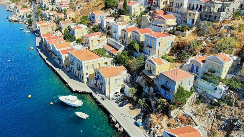 Location de vacances pour 6 personnes, avec vue et jardin dans Symi - 4