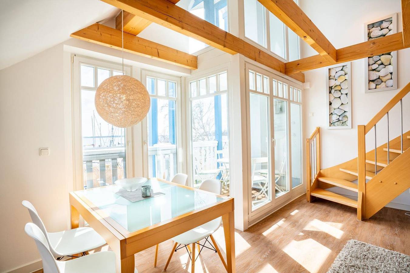 Ganze Wohnung, Ferienwohnung Hafftraum in Rerik mit Meerblick, Balkon und moderner Ausstattung in Ostseebad Rerik, Rerik