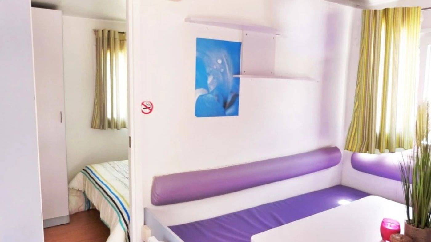 Zecamping 3 étoiles - animaux acceptés mobil-home Tv 17m2 in Moustiers-Sainte-Marie, Verdon Regional Natural Park