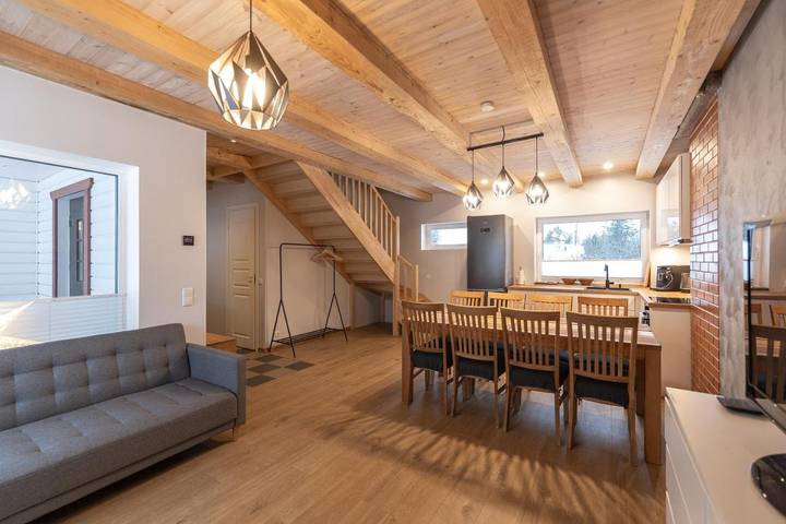 Location de vacances pour 8 personnes, avec sauna ainsi que jardin et terrasse dans Otepaa