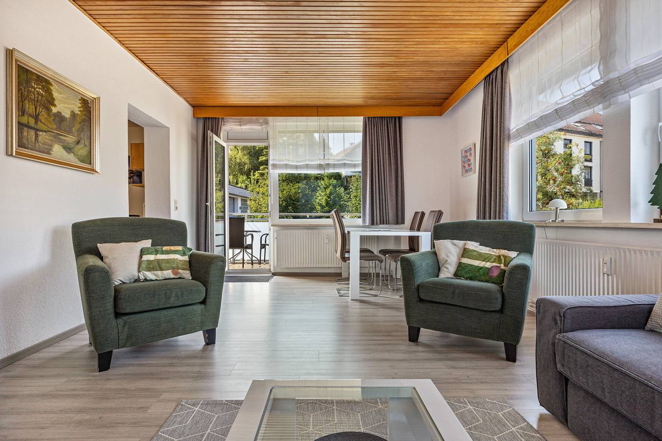 Ganze Wohnung, Ferienwohnung Bergfried 1" mit Bergblick, privater Terrasse und Wlan in Braunlage, Harzvorland