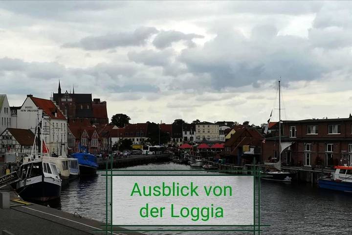 Ferienwohnung für 2 Personen, mit Balkon und Terrasse sowie Sauna und Seeblick in Wismar - 4