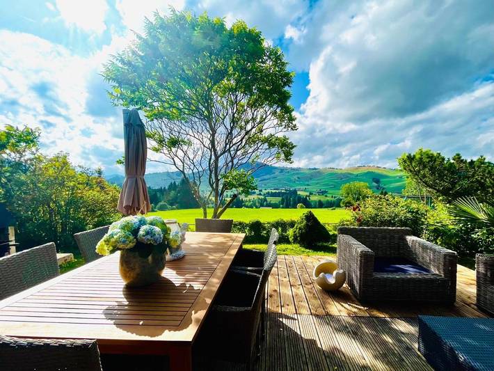 Ferienhaus für 6 Personen, mit Terrasse und Garten sowie Ausblick in Appenzell
