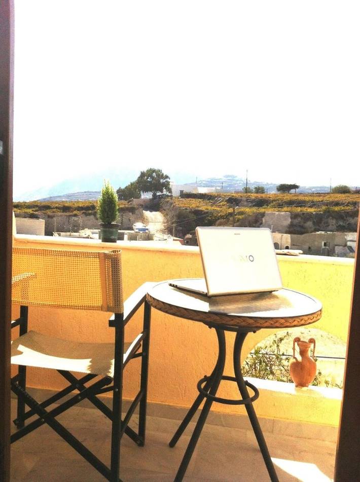 Apartahotel para 2 personas, con balcón en Santorini