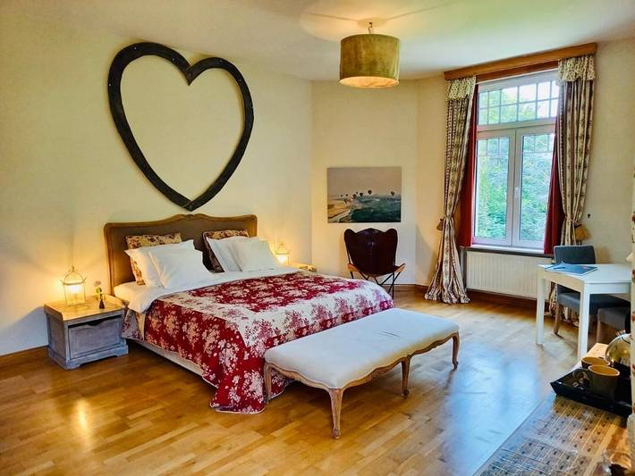 Chambre d’hôte pour 2 personnes, avec vue et jardin