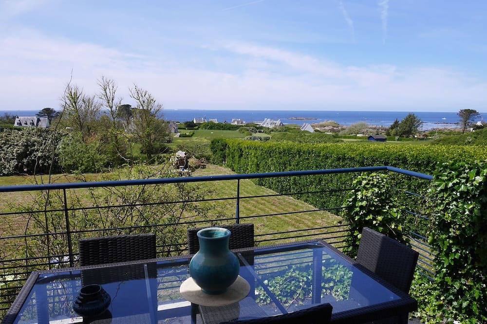 Ferienhaus in Bretagne mit Meerblick in Lampaul-Plouarzel, Brest und Umgebung