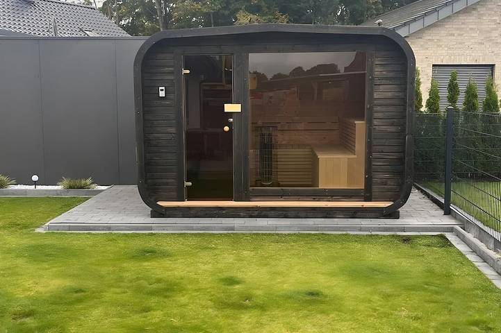 Ferienhaus für 6 Personen, mit Garten und Sauna