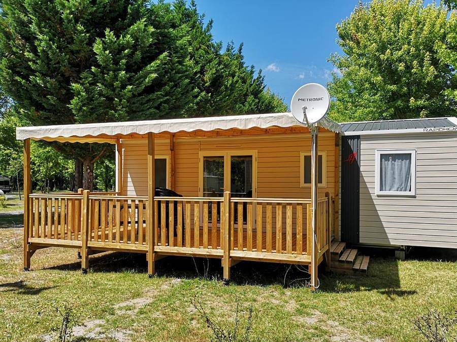 Camping maeva Escapades l'Arbre d'Or  - Mobilheim 8 personen - 3 Komfortzimmer - 34m² * in Parentis-en-Born, Côte d’Argent