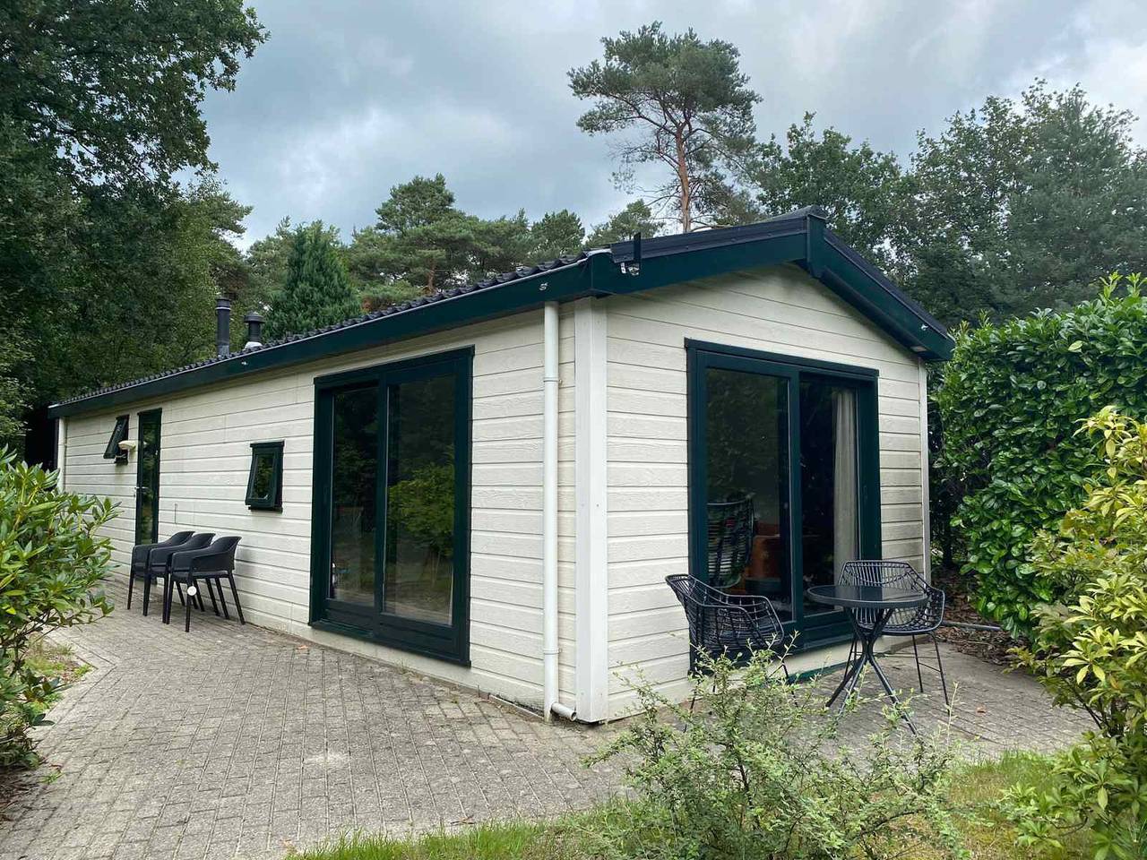 Knus 3 persoons chalet op mooi vakantiepark in Diever. in Nationaal Park Dwingelderveld
