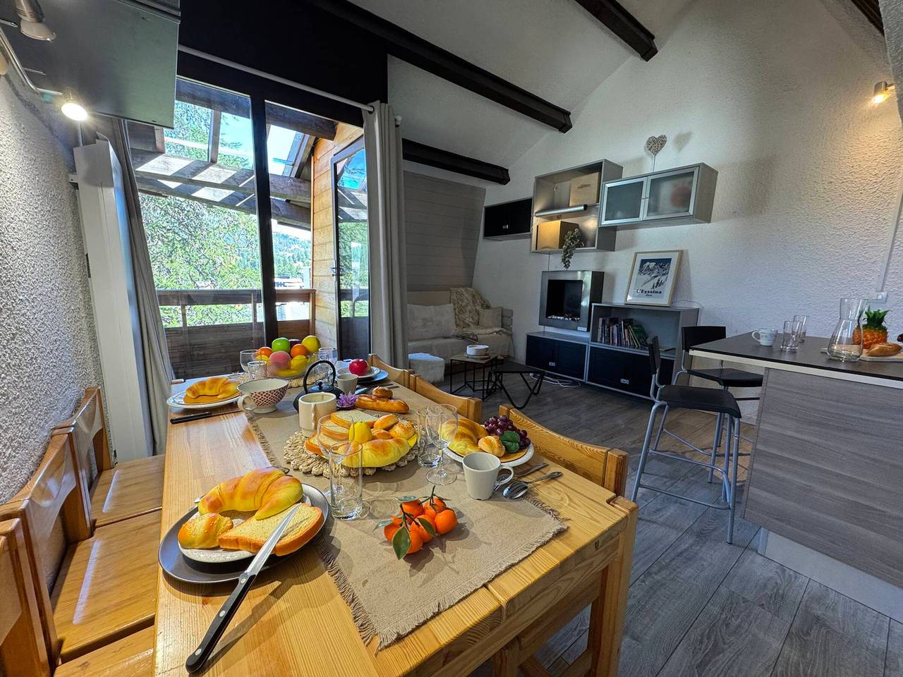 Apartamento entero, Apartamento a pie de pistas en Vars Les Claux, se admiten mascotas in Vars, Briançon region