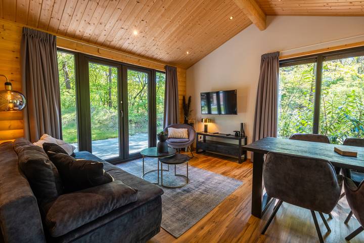 Lodge für 2 Personen, mit Balkon/Terrasse und Terrasse sowie Garten und Sauna in Drenthe - 3