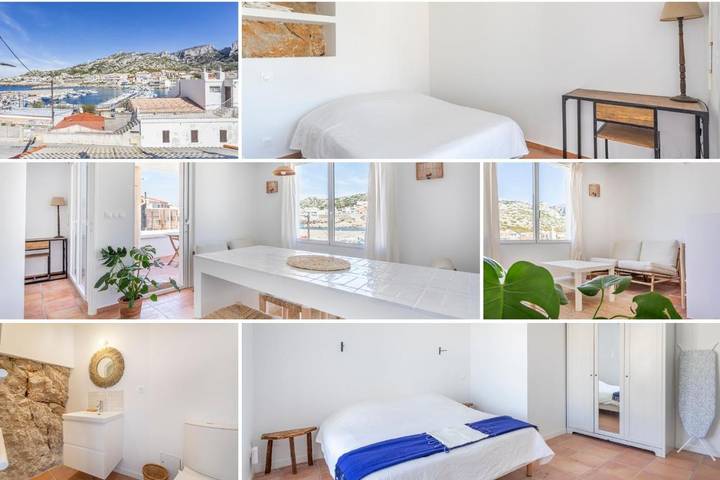 Gîte pour 4 personnes, avec balcon dans Les Goudes - 4