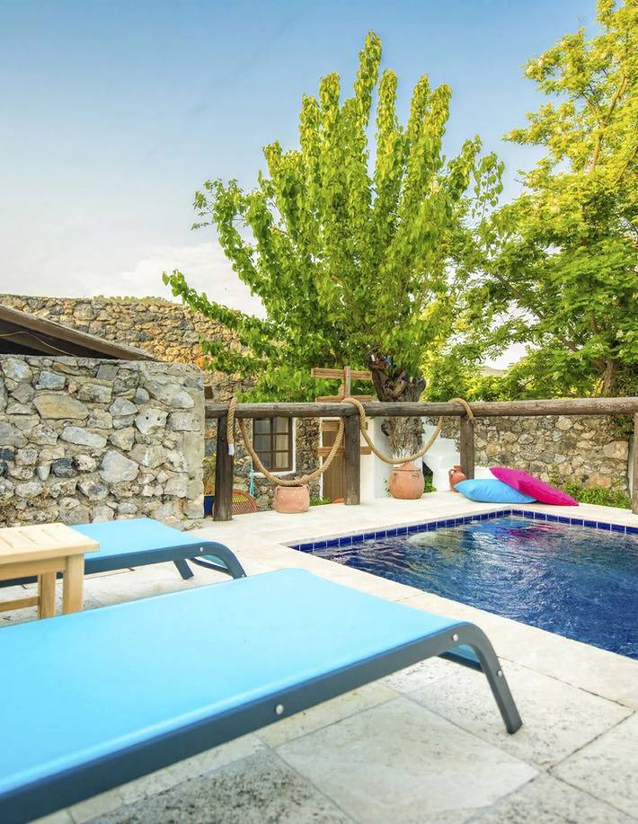 Kaya Cottage in Kayaköy, Egeo Turco