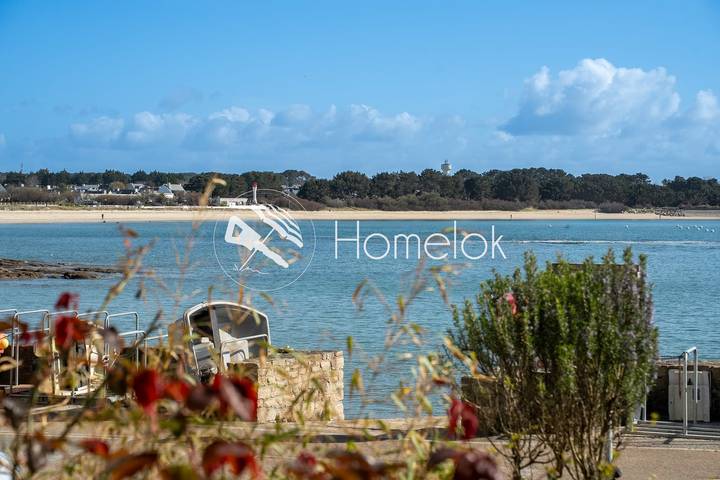Gîte pour 2 personnes, avec jardin et terrasse, animaux acceptés dans Plage de Port Fontaine-Lomener