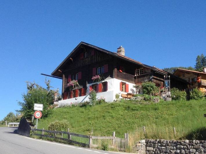 Ferienwohnung für 4 Personen, mit Terrasse und Garten sowie Ausblick in Tschiertschen-Praden