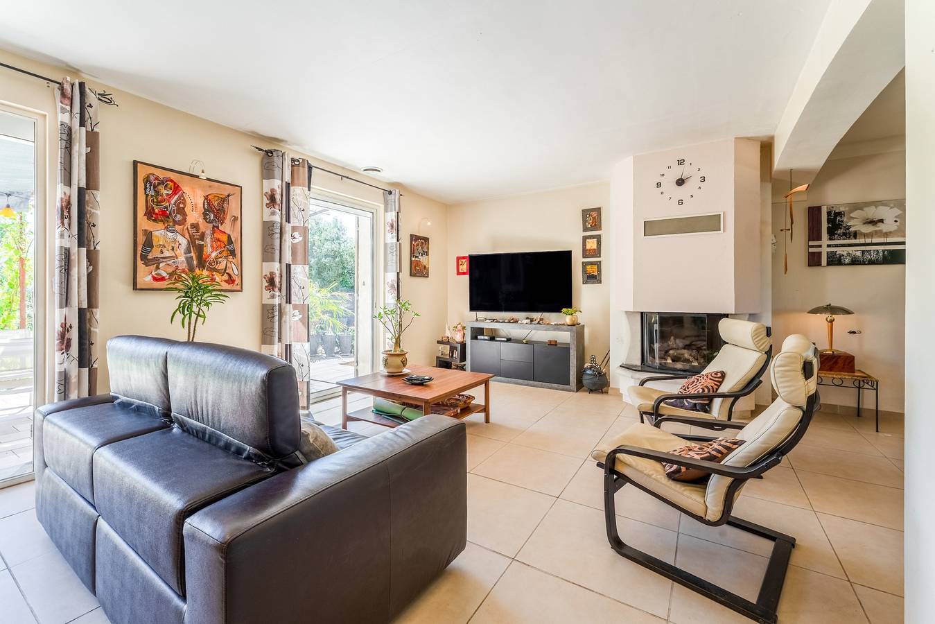 Villa 'Climatisée' met Privéterras, Wi-Fi en Airconditioning in Caromb, Parc naturel régional du Mont-Ventoux