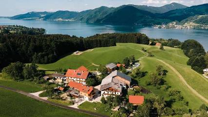Ferienwohnung für 3 Personen, mit Garten, kinderfreundlich in Unterach am Attersee