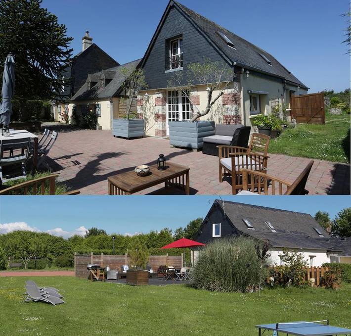Maison de vacances pour 8 personnes, avec Terrasse ainsi que Jardin et Vue