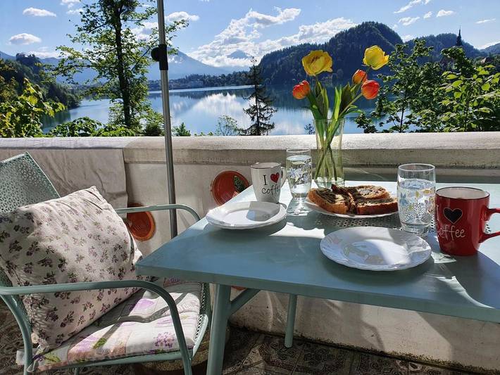 Ferienhaus für 6 Personen, mit Seeblick und Garten sowie Ausblick in Bled - 3