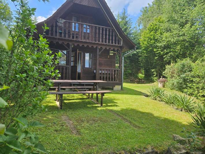 Domek letniskowy dla 6 osób, z Balkon i Taras oraz Ogród i Widok w Solina