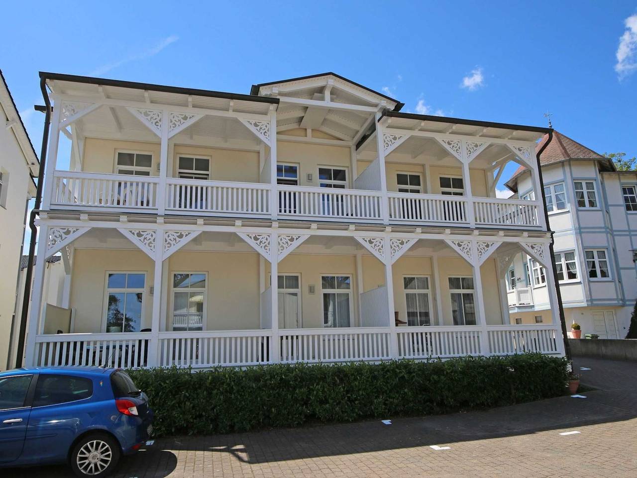 Ganze Ferienwohnung, P: Villa Heimkehr Whg 08 3 Sterne mit Balkon / Meerblick - Villa Heimkehr Whg. 08 3 Sterne mit Balkon / Meerblick in Göhren, Rügen