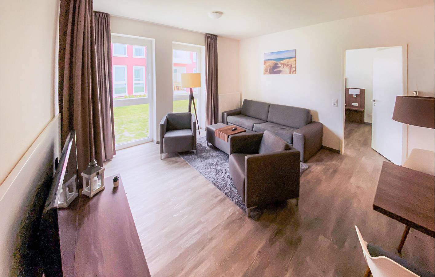 Appartement de vacances entier, Appartement avec vue sur la mer, terrasse, WiFi et parking près de Weidefelder Strand in Olpenitz, Kappeln