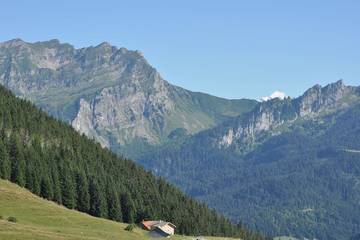 Gîte pour 5 personnes, avec jacuzzi et balcon, animaux acceptés dans Hirmentaz - Les Habères