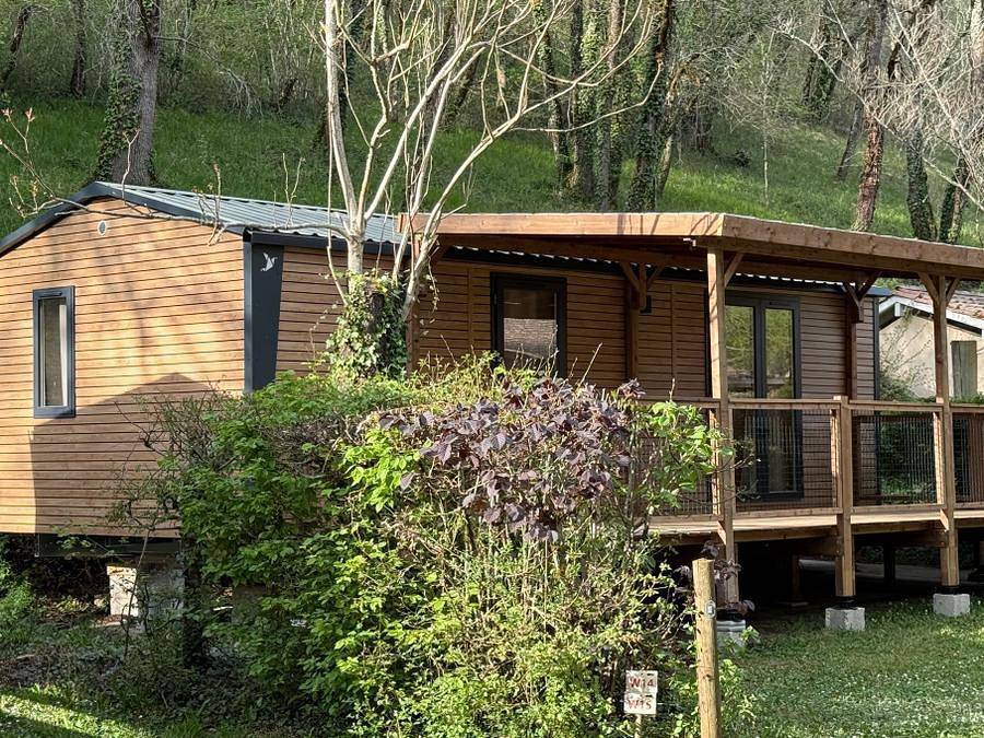 Camping Moulin de David - Mobilheim 4 personen - Mobil Home Nest 33.2 in Gaugeac, Périgord Pourpre