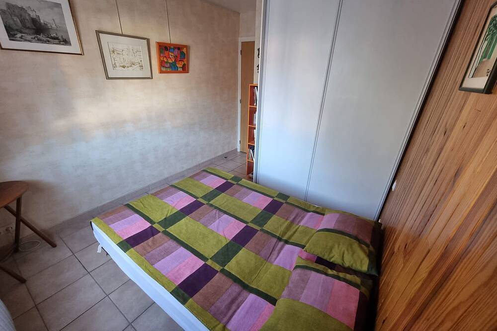 Ganze Wohnung, Ruhige T3-Wohnung mit Terrasse und ausgestatteter Küche, 300m vom Strand in Collioure in La Côte Vermeille, Collioure