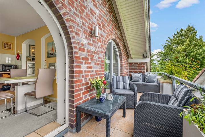 Ferienwohnung für 3 Personen, mit Balkon am Schönberger Strand