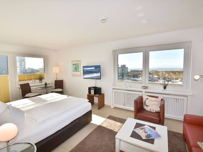 Ferienwohnung für 2 Personen, mit Balkon und Meerblick sowie Sauna, kinderfreundlich - 1