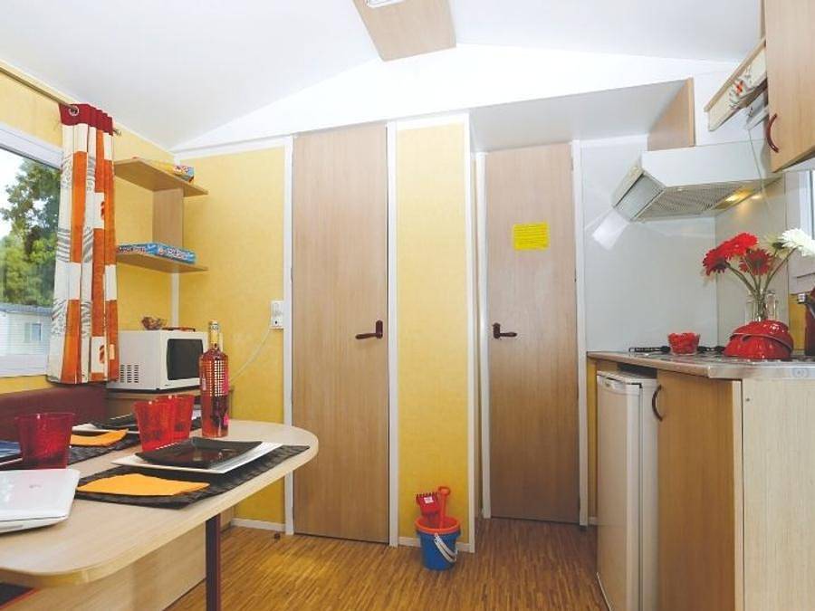 Camping Oléron Loisirs   - Mobilheim 4 personen - Cocoon 2 Zimmer 21m² in Saint-Georges-d'Oléron, Côte de Beauté